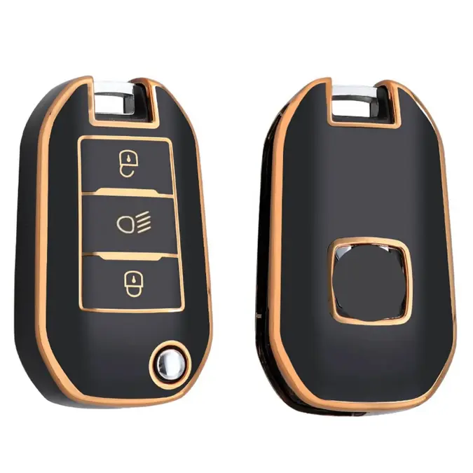 Dutch Shield Sleutelhoesje  Opel goud A3B