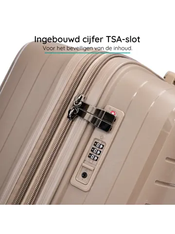 Anti breuk PP handbagage S - TSA-slot - 38 - 43L