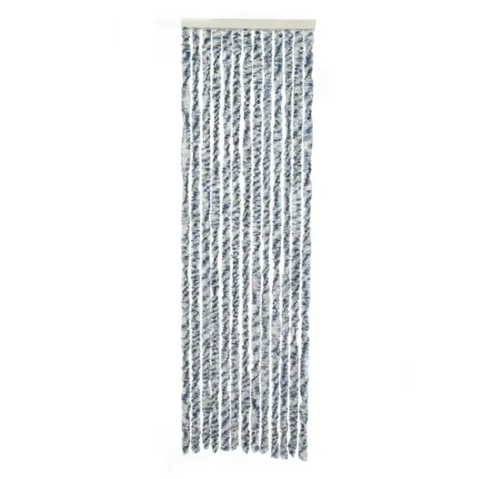 Travellife Chenille Rain grijs/blauw 56x185cm