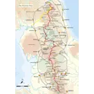 Kaartgids Booklet The Pennine Way Map