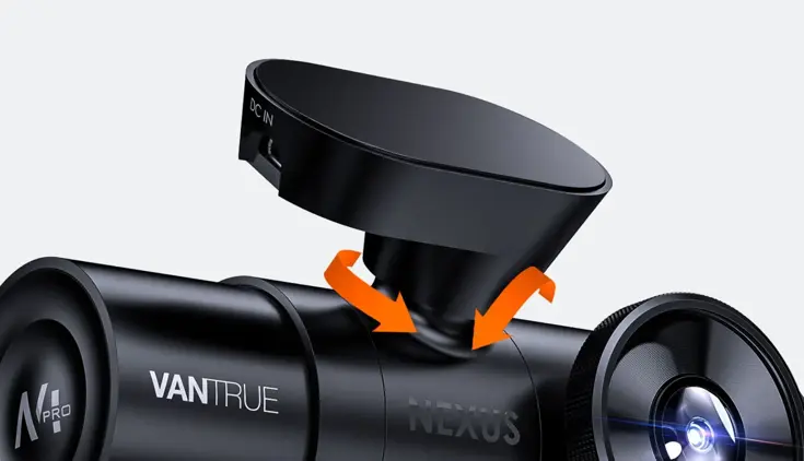 N4 Pro Triple 3CH 4K Wifi GPS dashcam