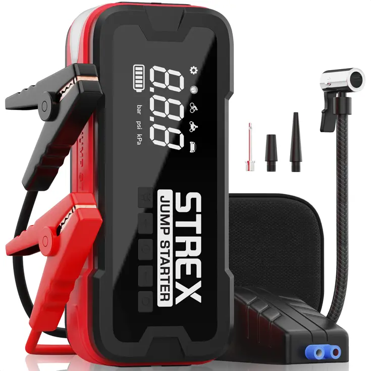 Strex Jumpstarter voor Auto met Compressor
