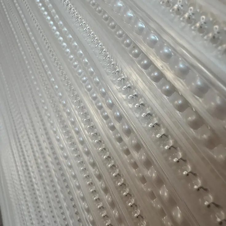 Deurgordijn - 90x220 cm Wit - Pvc -