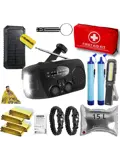 Noodpakket L met Powerbank-Noodradio-Waterfilter