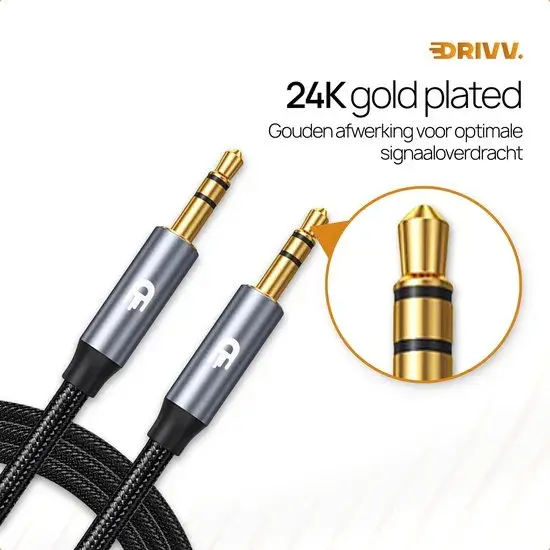 AUX Kabel 3.5mm - 2 Meter