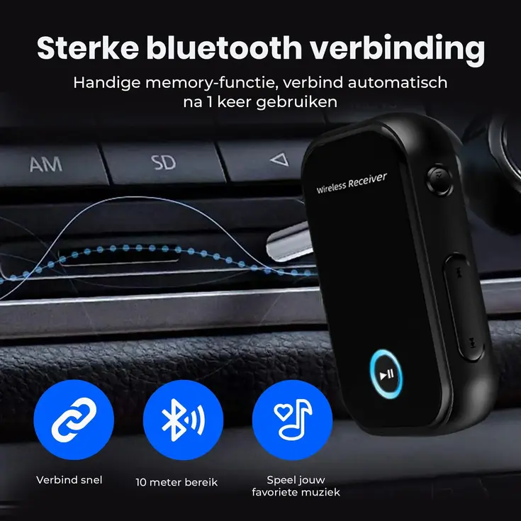 Bluetooth Receiver - BT 5.0 - AUX 3,5mm