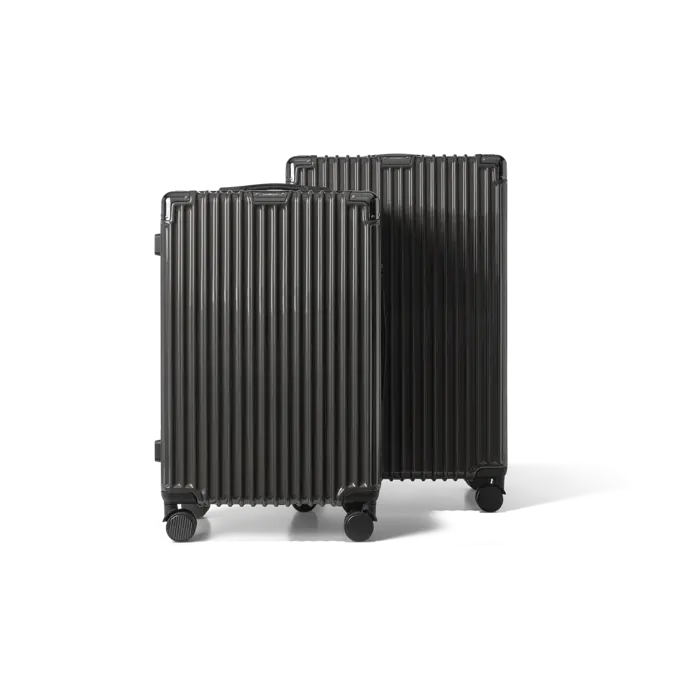 Voyagoux® Kofferset Classic - Donkergrijs-  M / L