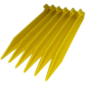 Tentharingen - 23 cm/geel - 6 stuks - Hem