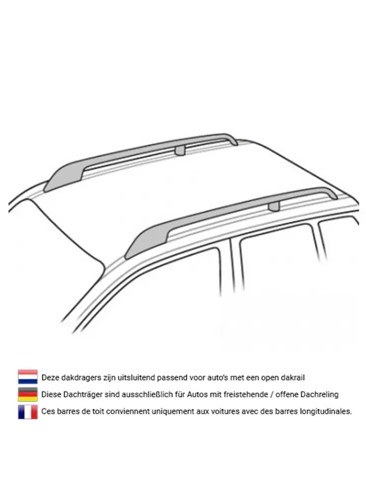 Dakdragers Volkswagen Touran 2003-2010