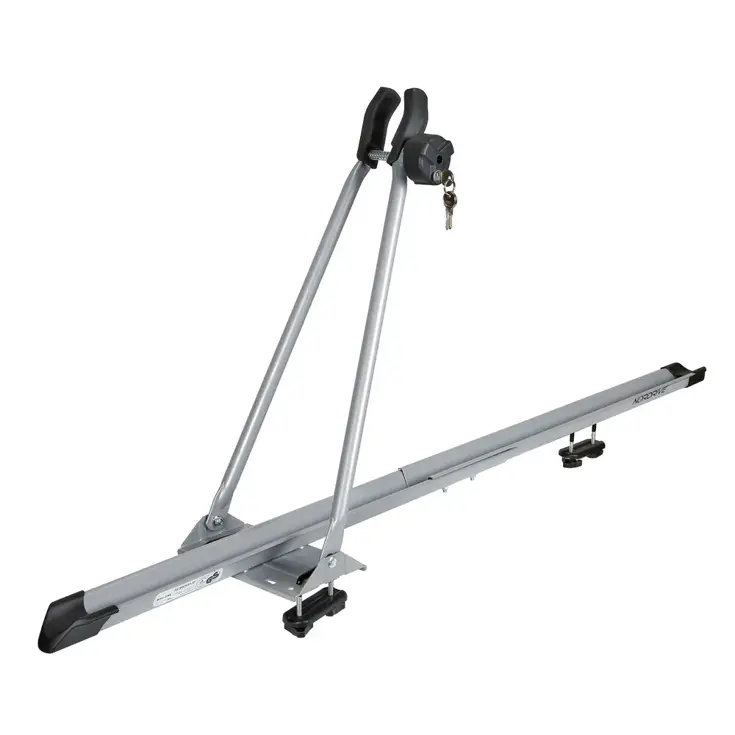 Enkele stalen fietsendrager grijs