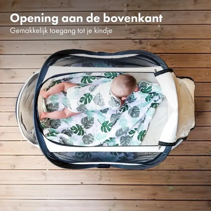 BabyBox Campingbedje - baby tentje - 50% UV