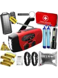 Noodpakket L met Powerbank-Noodradio-Waterfilter