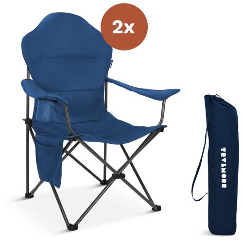 Campingstoelen - Opvouwbaar - 2-Pack - 160KG