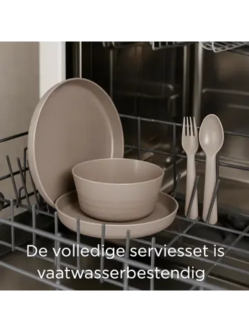 Serviesset 24-delig - Picknickset