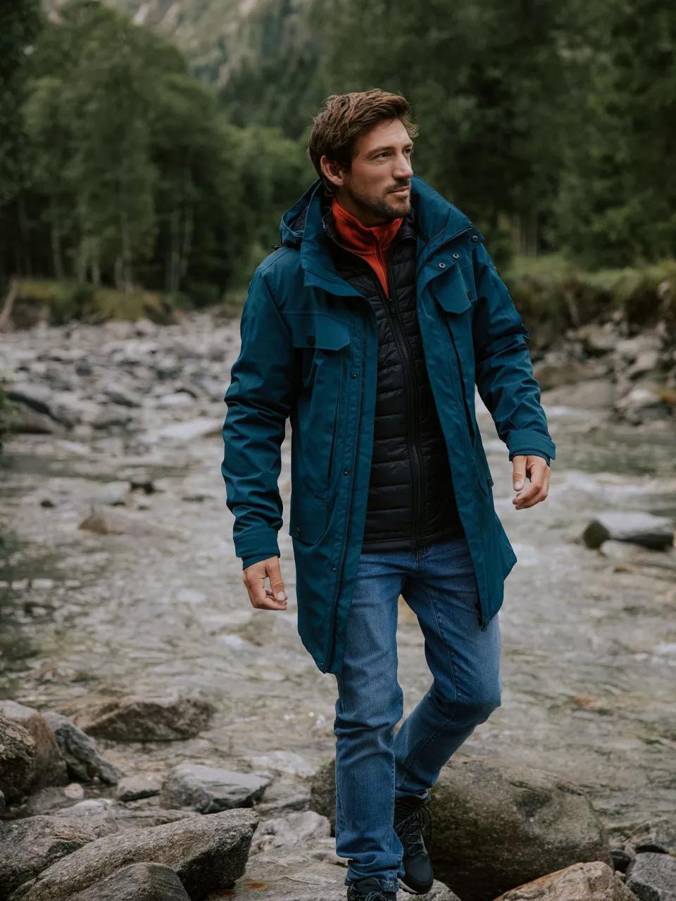 ANWB  Hylkes  3-in-1  parka heren  Human Nature  Donker Blauw   S main product image