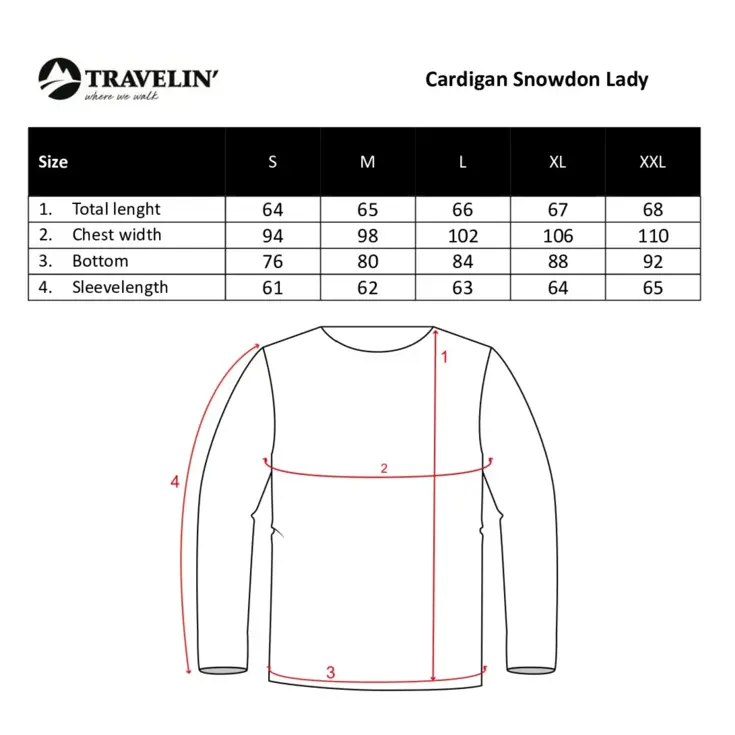 Snowdon - Dames vest