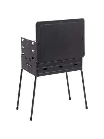 Barbecue Koffermodel Staal 40x30 cm