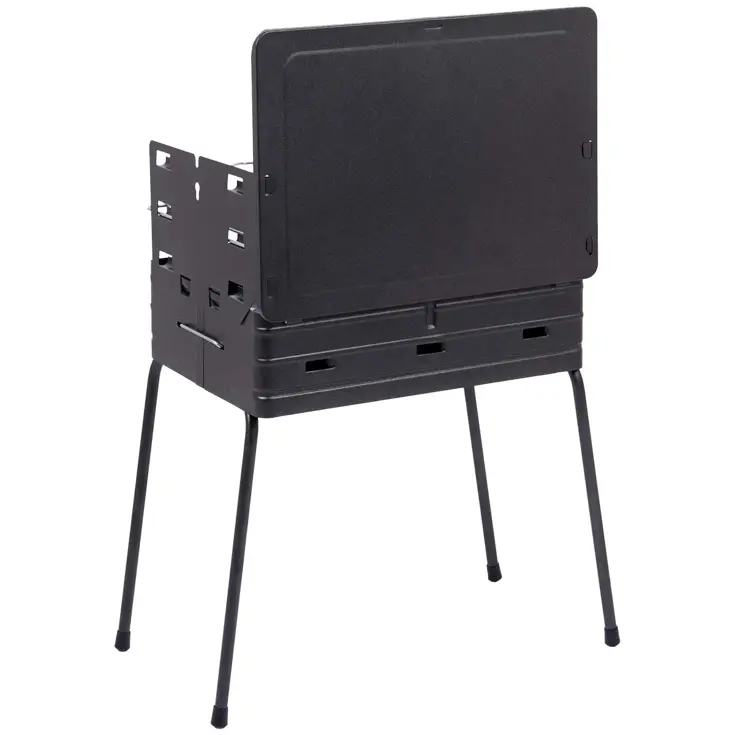 Barbecue Koffermodel Staal 40x30 cm