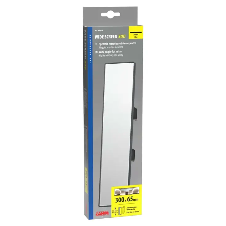 Achteruitkijkspiegel - 300x65 mm
