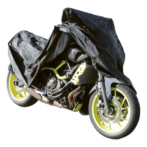 Motorhoes 245x80x145 cm, waterdicht met zak