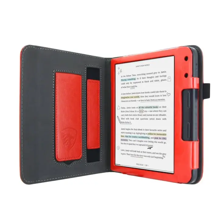 Ereader Hoesje - Luxe strap Case Kobo Libra Colour