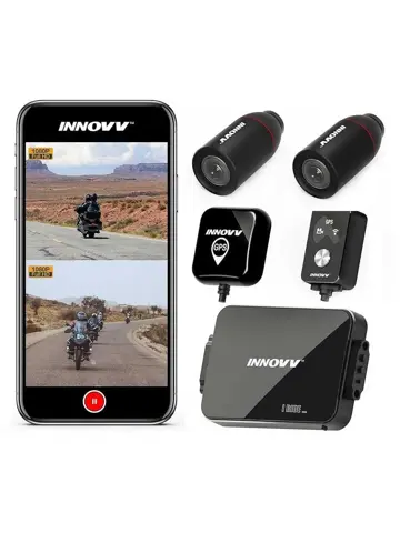 K7 2CH Dual Wifi GPS 2K Motor dashcam