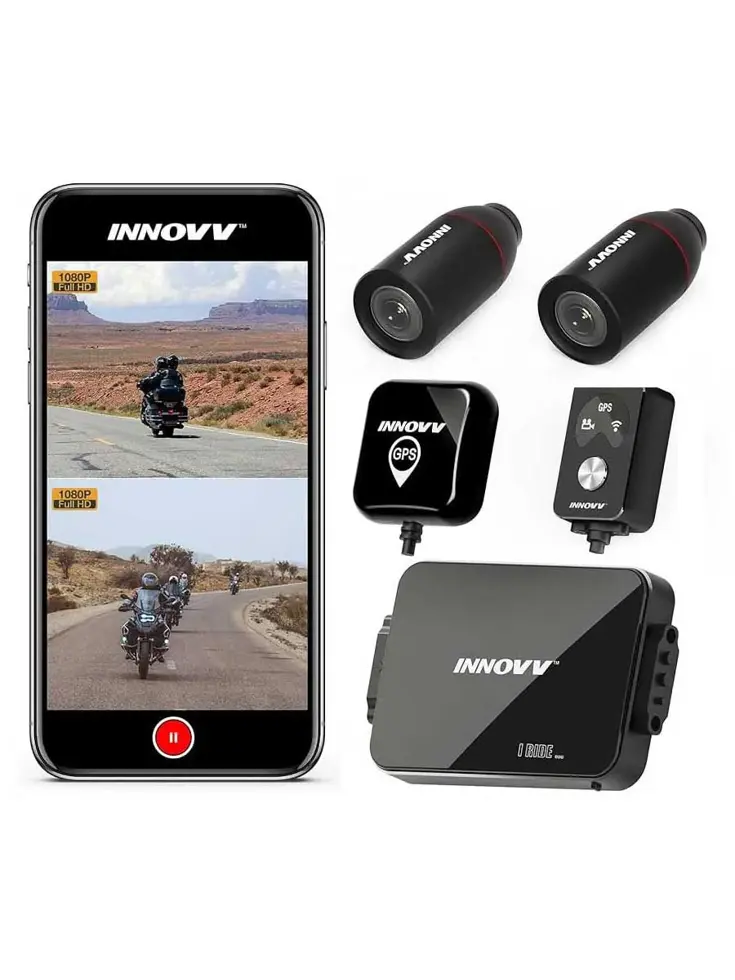 K7 2CH Dual Wifi GPS 2K Motor dashcam