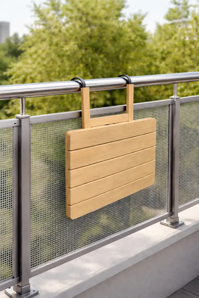 Opklaptafel Acacia hout 40x42x60 cm
