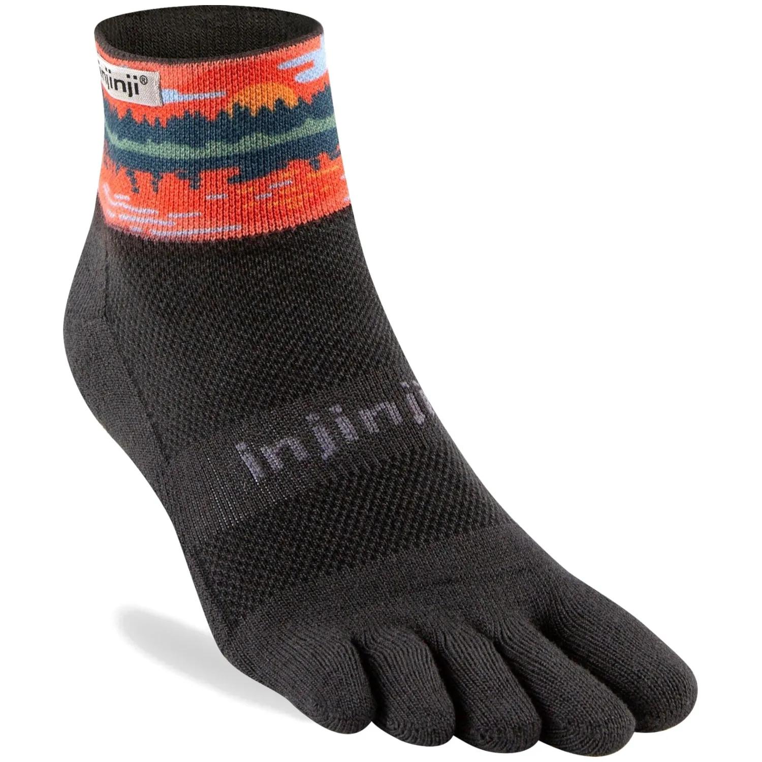 Injinji  Trail Midweight Mini-Crew  sokken  Orange-Gray main product image