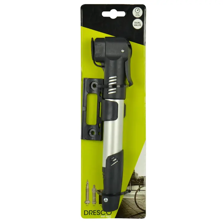 Telescopische fietspomp met handvat