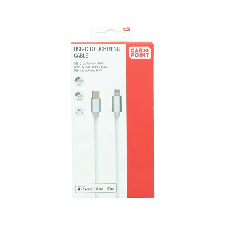 USB-C naar Lightning Kabel 1m voor Apple
