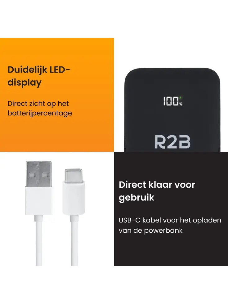 MagSafe Powerbank 10000 mAh - Draadloos