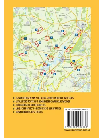 Mooiste netwerk wandelingen wandelgids Hart van Limburg
