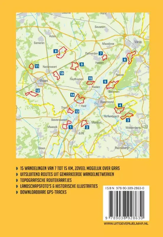 Mooiste netwerk wandelingen wandelgids Hart van Limburg