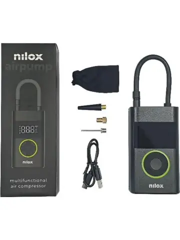 Nilox mini compressor pomp multifunctioneel