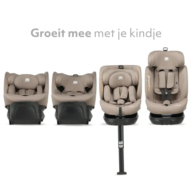 Carly Luxe i-Size Autostoel - Isofix + steunpoot
