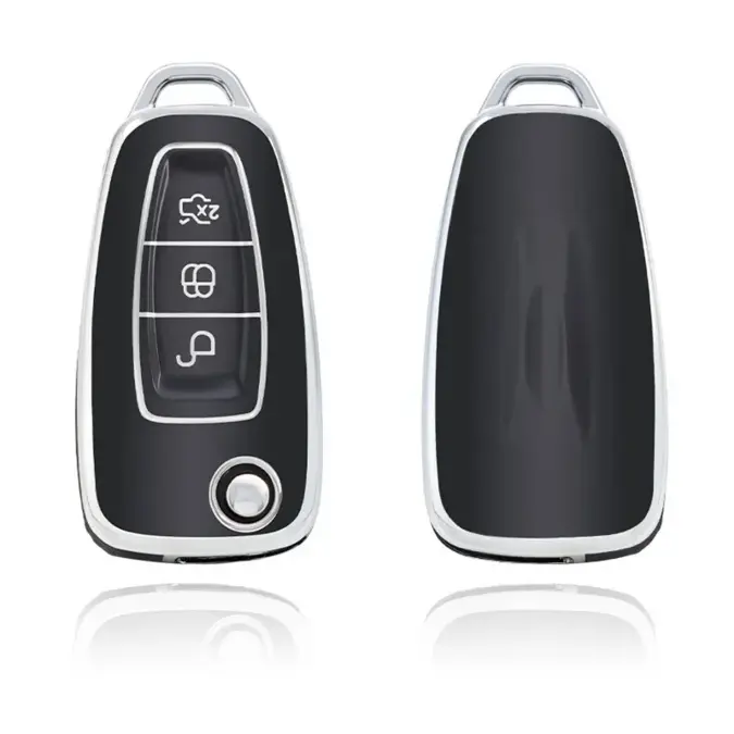 Dutch Shield Sleutelhoesje  Ford zwart E3