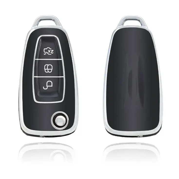 TPU Sleutelhoesje voor Ford zwart E3