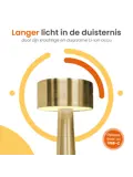 Classic Tafellamp Oplaadbaar - 21cm - LED