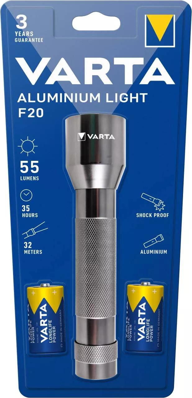 Varta  – Aluminium zaklamp F20