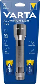 Varta – Aluminium zaklamp F20