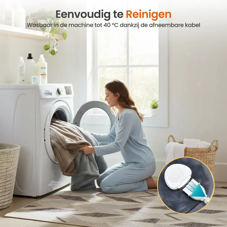 Elektrische Fleece Deken - 160x120cm