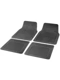 4-delige rubberen automattenset met antislip