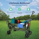 LifeGoods Bolderkar - Tot 120KG - 90L