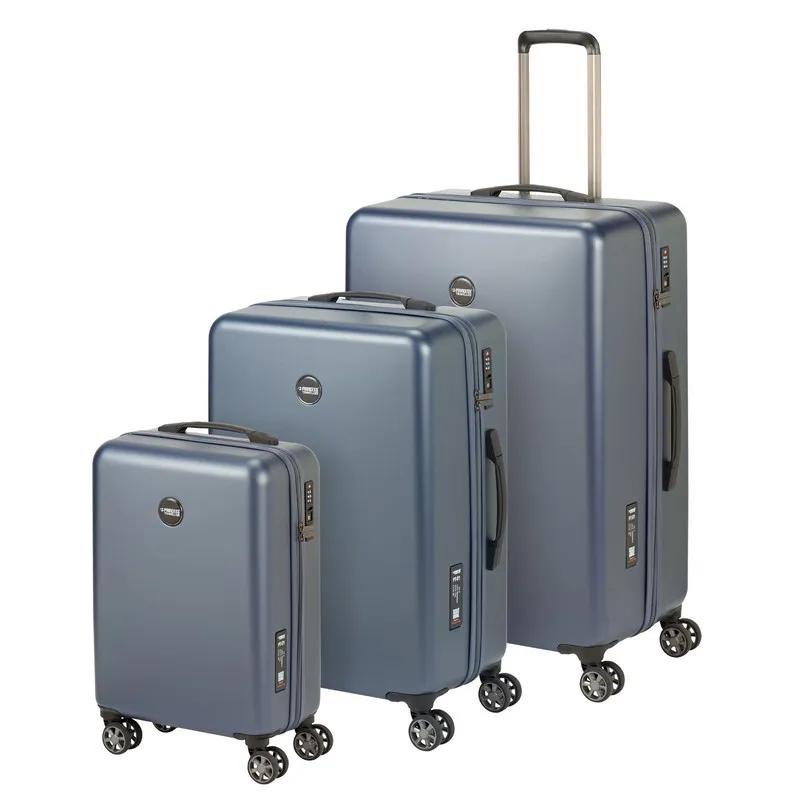 Princess Traveller  PT01 Deluxe Set  Driedelige kofferset  SML  Navy
