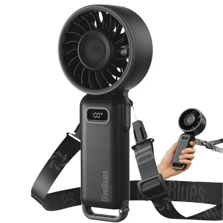 Diveblues® AIR Fanzy Oplaadbare Handventilator