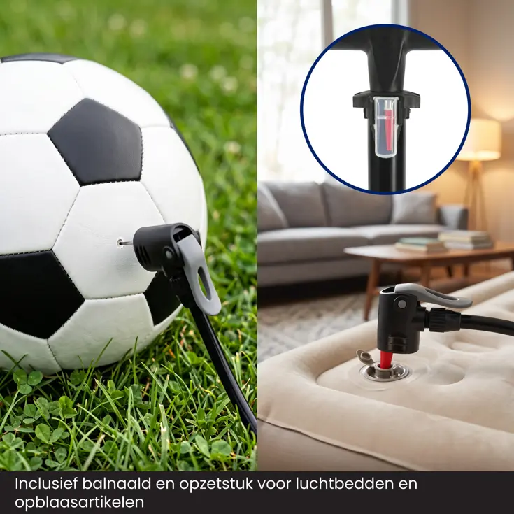 Fietspomp met Drukmeter - Vloerpomp