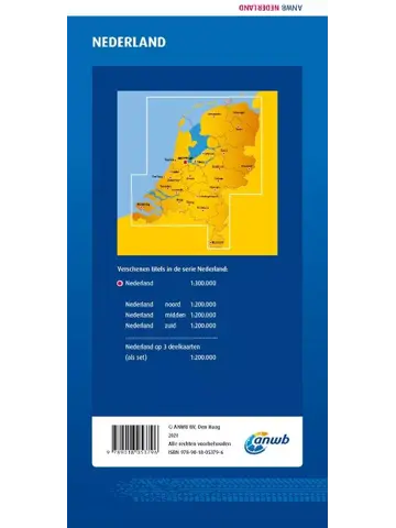 ANWB wegenkaart Nederland 