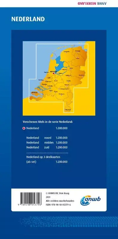 ANWB wegenkaart Nederland 