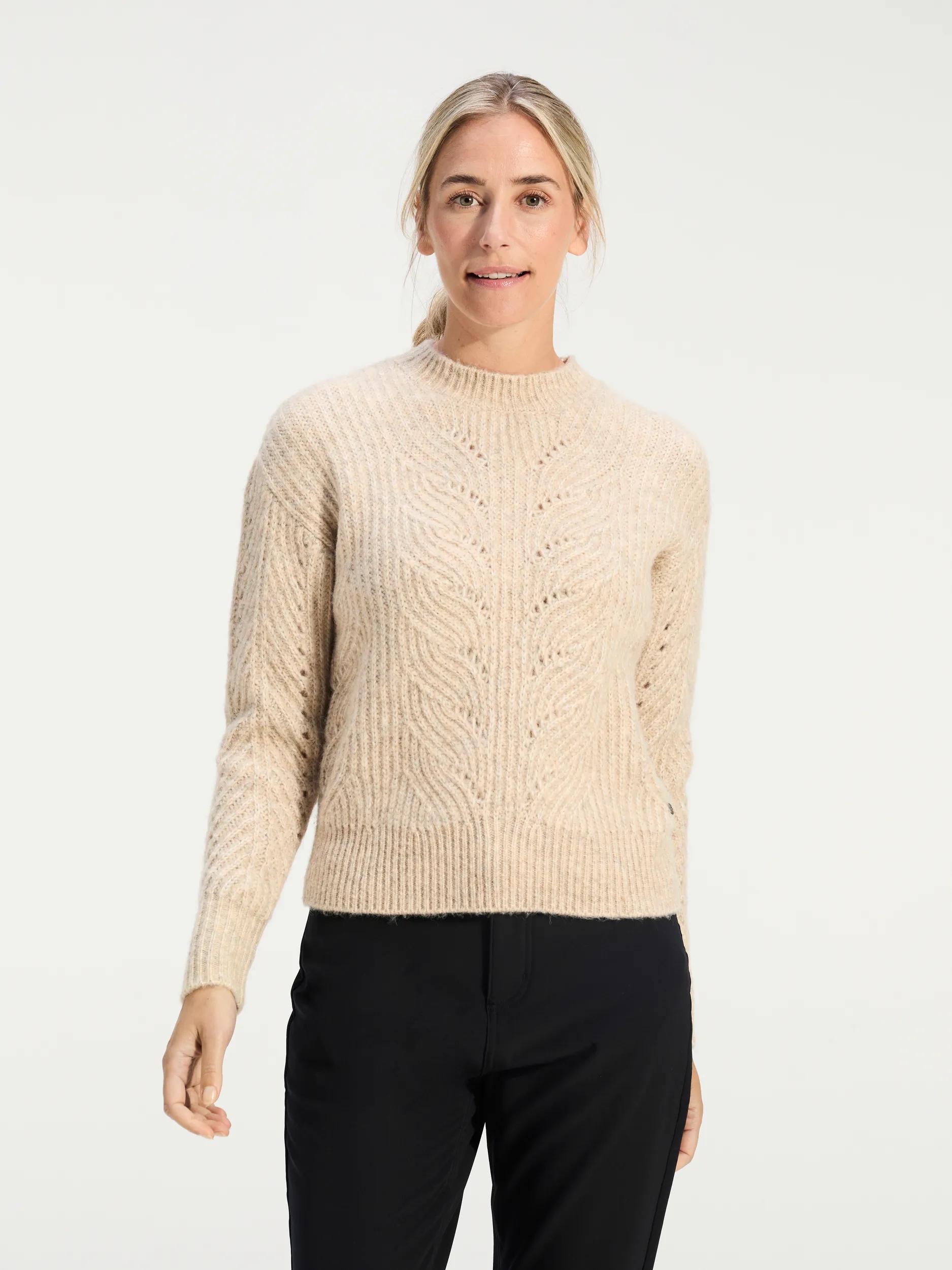 ANWB  Tapes  Trui dames  Human Nature  Beige   M